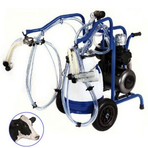 Double Bucket Double Cluster Milking Machine for Cows – Italian